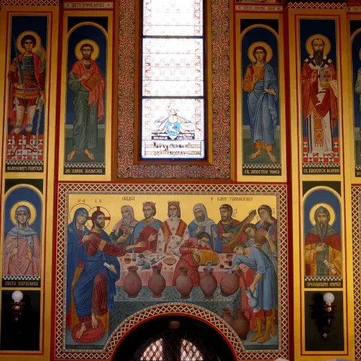 Isidora Ivanovic Painting of a church in Zagreb